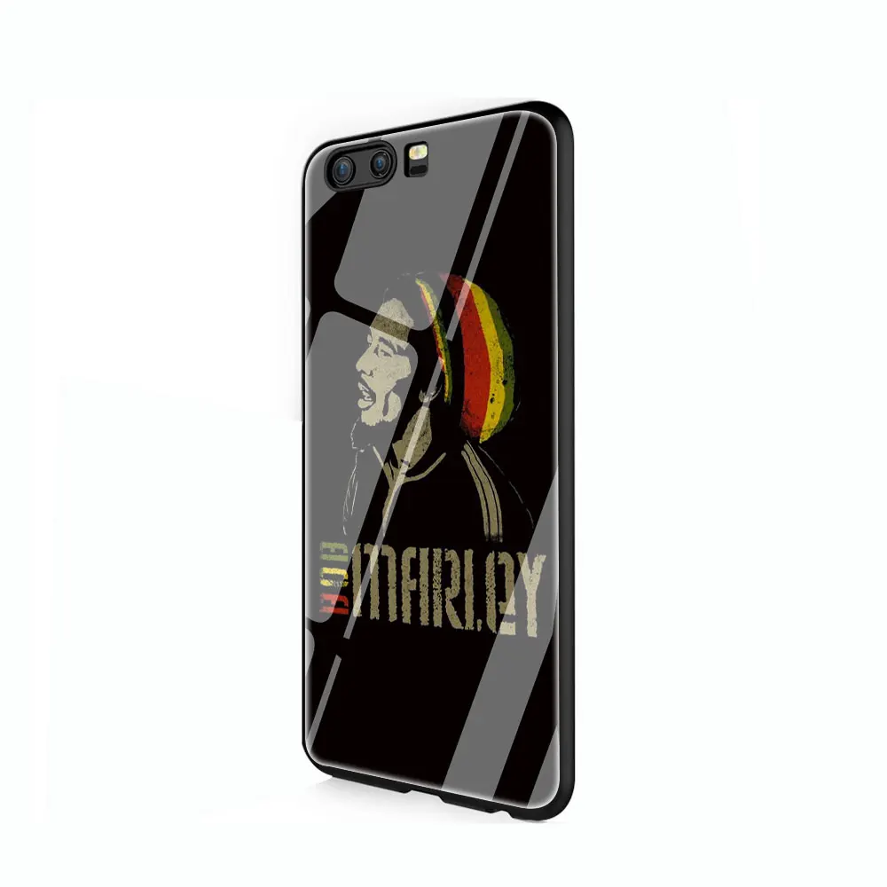 EWAU Bob Marley закаленное стекло чехол для телефона huawei mate P 10 20 30 Lite Pro Y9 Honor 8X 7A - Цвет: G3