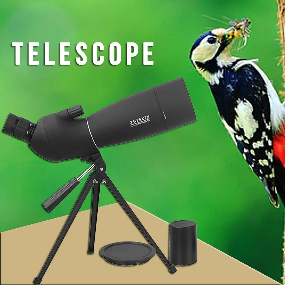 

Professional Monocular Powerful Monocular Telescope 25-75x70 High-definition Low-light Night Vision Lens Outdoor Astronomical