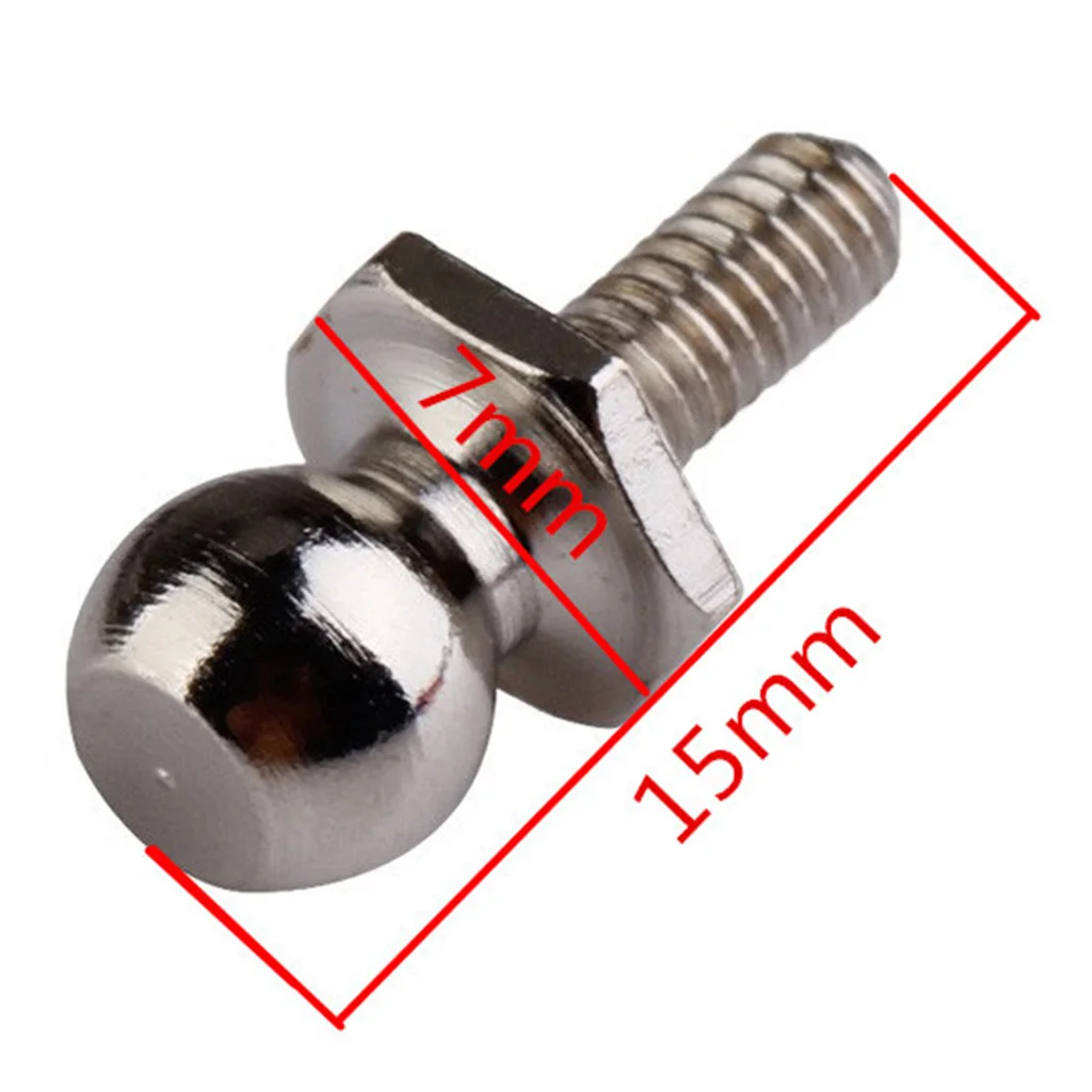 6 Pieces 15x7mm 02038 Ball Head Screws for 1:10th HSP RC On-road Remote Controlled Car Truck