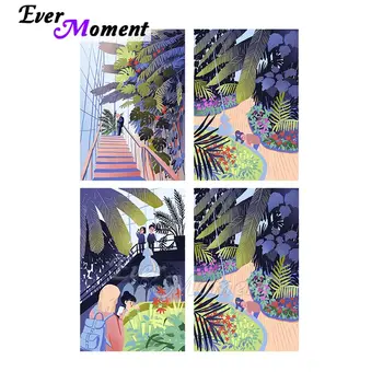 

Ever Moment Diamond Painting Art Landscape Tree Picture Full Square Drill Embroidery Handcraft Bedroom Decoration 3F2424