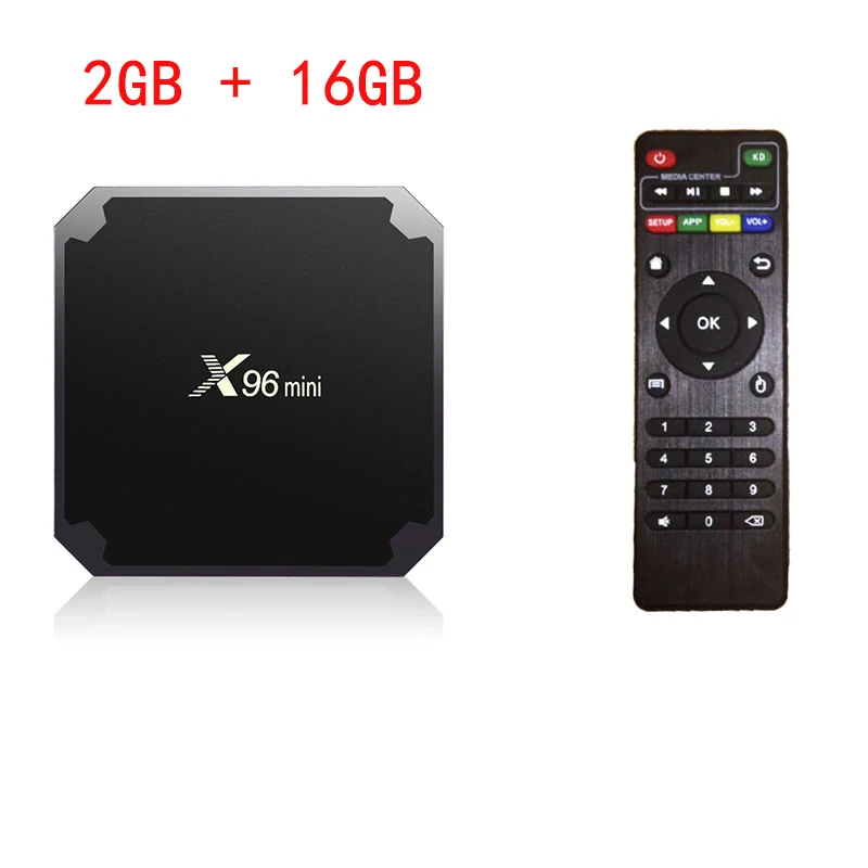 2G 16G TV BOX X96 Мини ТВ приставка Android 7,1 Смарт ТВ приставка 2 Гб 16 Гб четырехъядерный процессор Amlogic S905W 2,4 ГГц WiFi приставка 1 ГБ 8 ГБ X96 мини - Цвет: 2G 16G TV BOX