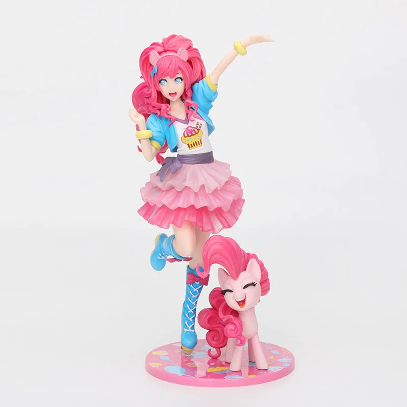 My Little Pony Friendship Is Magic Figures Statue Pinkie Pie Bishoujo PVC Action Figures Collectible Model Child Dolls Toys 22cm