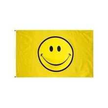 Jonin 3x5fts счастливое лицо розовый смайлик улыбка флаг - Цвет: C