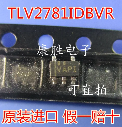 10 шт./лот TLV2781IDBVR SOT23-5: VAPI