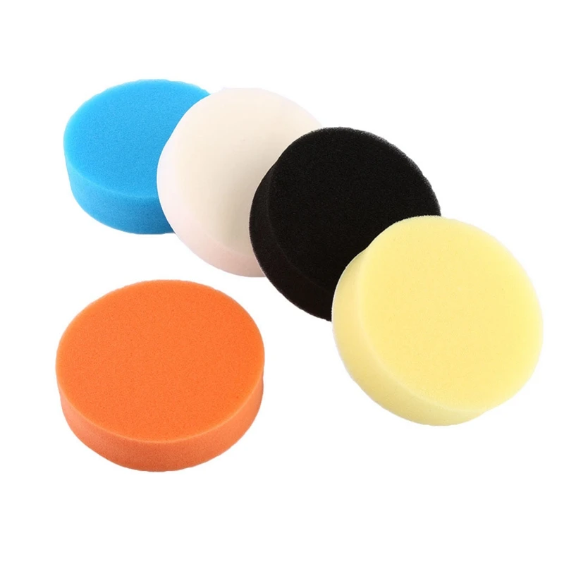 

5 inch Car Sponge Polishing Buffing Waxing Pad Kit Tool 5Pcs Car Polishing Waxing Accessory