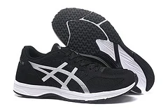 Оригинальные ASICS мужская обувь износостойкие мягкие беговые кроссовки инкапсулированные спортивная обувь кроссовки ASICS TARTHERZ 6 T820N - Цвет: Black-White