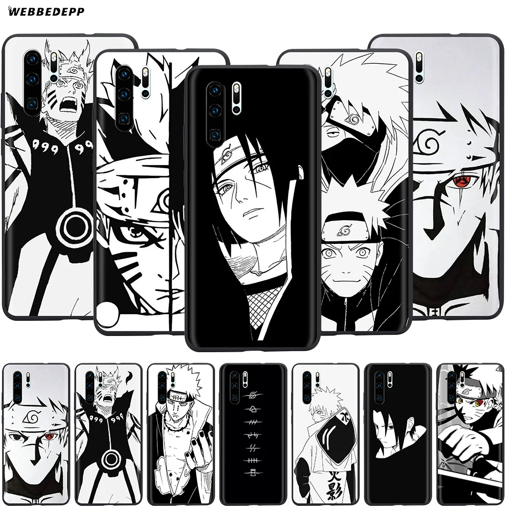 

Webbedepp Japan Anime Sketch Naruto Case for Huawei Mate 10 20 30 Nova 2i 2 3 3i 4 5i Y5 Y6 Y7 Y9 Pro Lite Prime