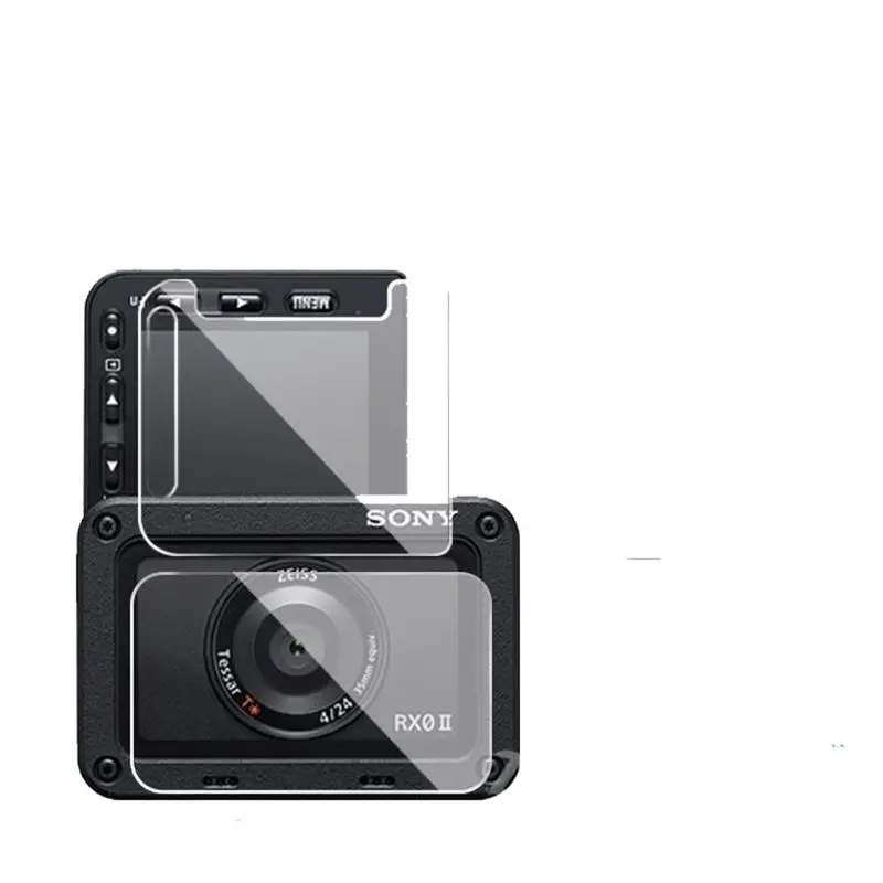 1 шт. для sony DSC-RX0 II RX02 RX0M2, мягкая прозрачная защитная пленка из закаленного стекла для объектива камеры и ЖК-экрана