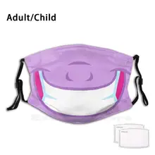 Crepúsculo brilho máscara facial impressão lavável filtro anti poeira máscara boca pano crepúsculo faísca princesa crepúsculo faísca alicorn