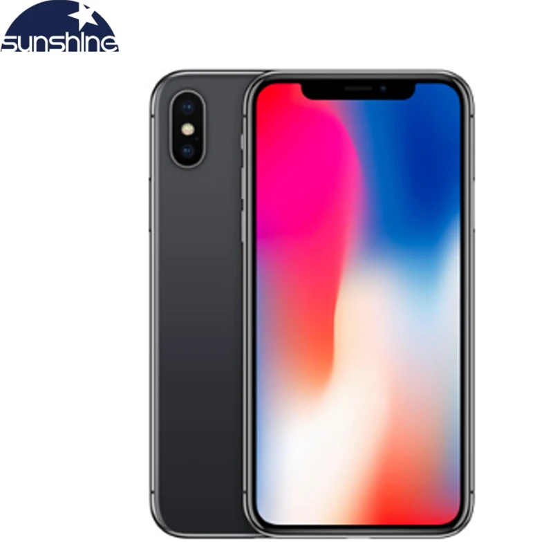Оригинальный разблокированный мобильный телефон Apple iPhone X 4G LTE Диагональ экрана 5 8