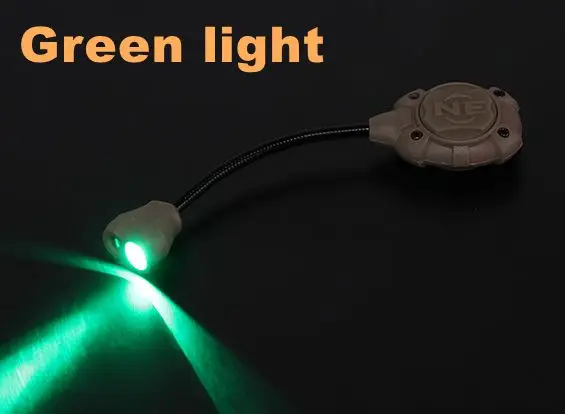DE-GREEN WADSN Тактический шлем с подсветкой Princeton Tec MPLS2 комбо лампе страйкбол зеленый/красный с инфракрасный шлем светильник WNE05009 оружейный светильник s - Цвет: DE-GREEN