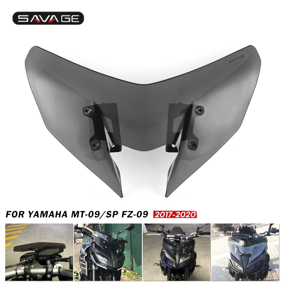 Лобовое стекло мотоцикла для YAMAHA MT 09/SP FZ 09 2017 2018 2019 2020 лобовое Pare brise ветровые