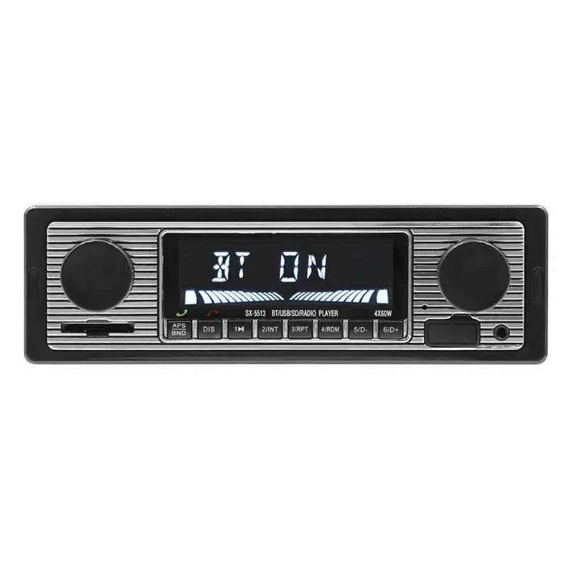 

Car Vintage Audio Bluetoooth MP3 Player Stereo FM Multifunction Auto Receiver