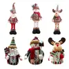 Christmas Decoration Doll Cute Santa Snowman Deer Shaped Doll Home Decor Christmas Tree Hanging Ornament 2022 New Year Gift ► Photo 2/6