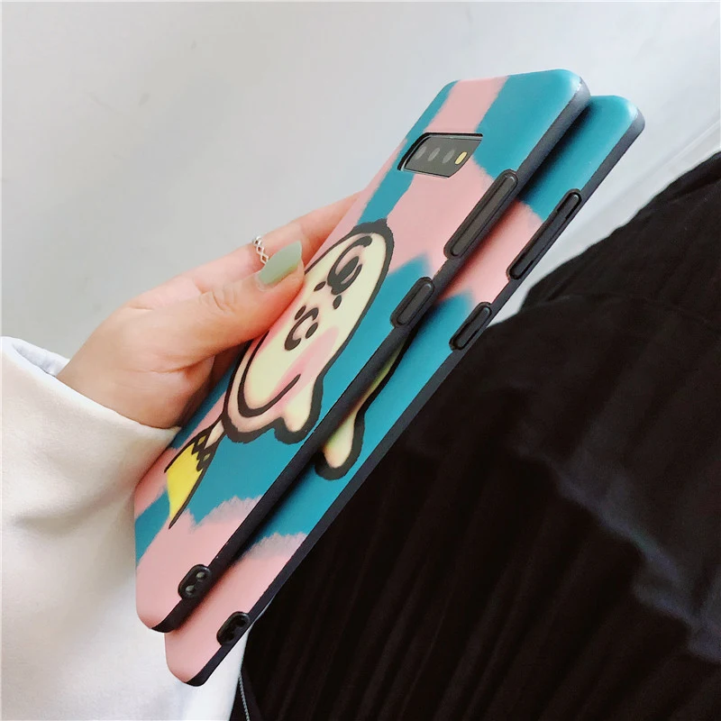 Cute Boy Charlie brown Phone Case For Samsung Galaxy S9 S8 S10 Plus Note 9 Note 8 Soft Silicone Peanuts Cartoon Case Cover