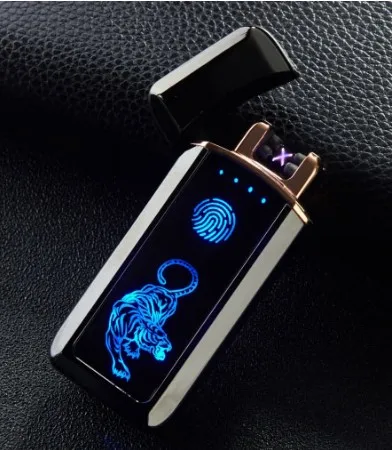 Plasma Lighter Electronic Lighter Cigarette Lighter For Smoking Usb Charge Double Arc - Цвет: No.12