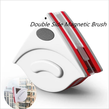 

Magnetic Window Wiper Glass Cleaner Brush Tool Double Side Magnetic Brush Window Glass Brush for Washing Household Cleaning Tool