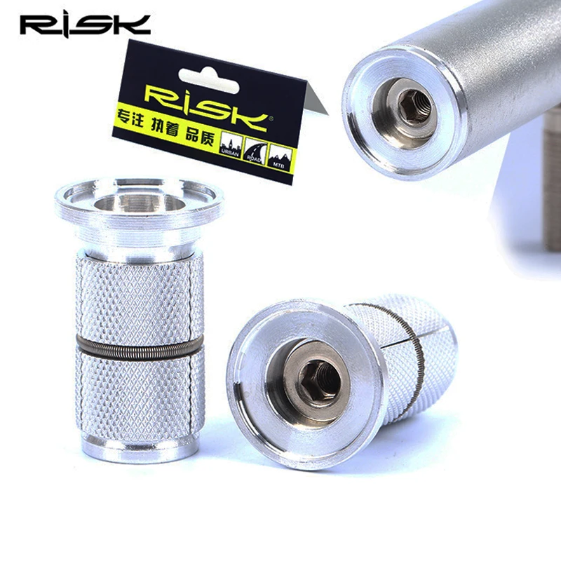 Bike Fork Steerer Headset Stem Adjuster Top Cap Expanding Nut Compression Plug