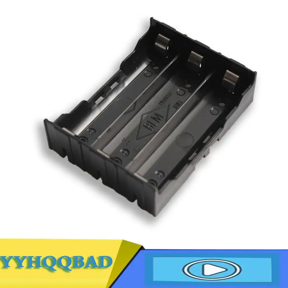 3*18650 Батарея коробка для хранения 3*3 7 V 18650 Литий DIY держатель/Чехол Зажим батарей