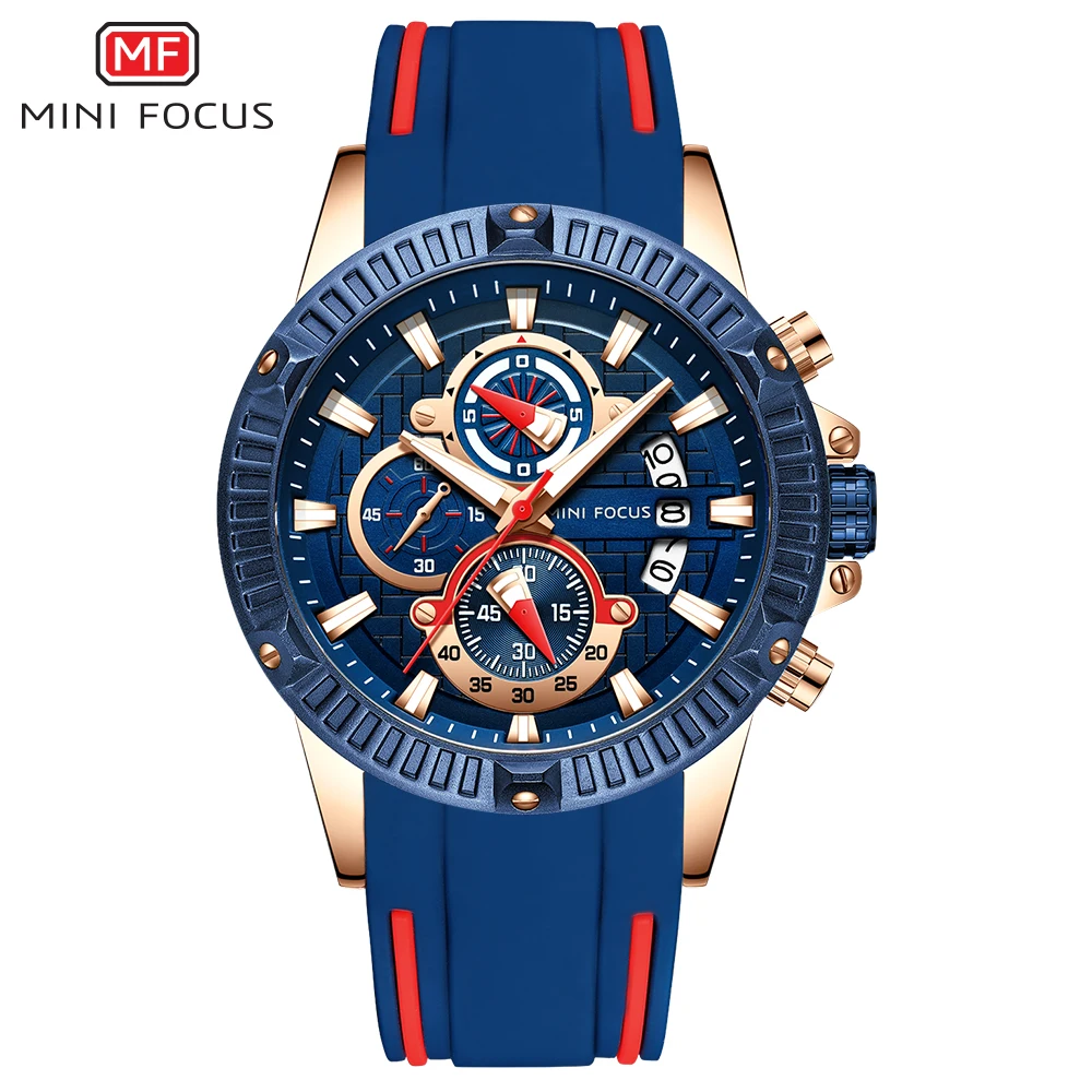 MINI FOCUS quartzhorloge voor heren Waterdicht_voghion.com