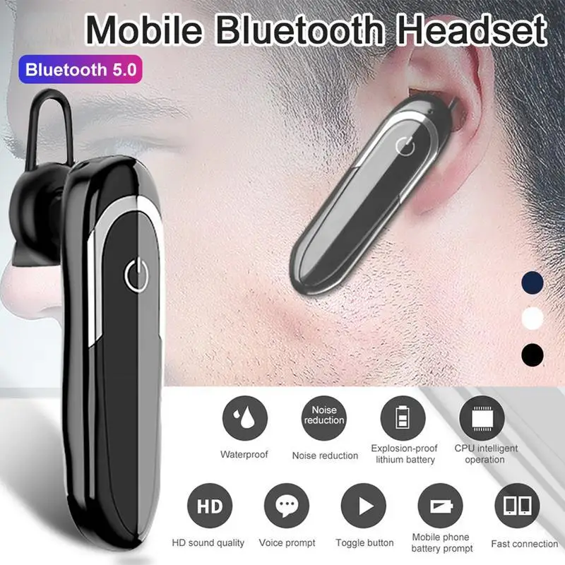 Беспроводные Bluetooth наушники с HD наушник с микрофоном автомобильные наушники DSP поддержка I0OS/Android смартфон