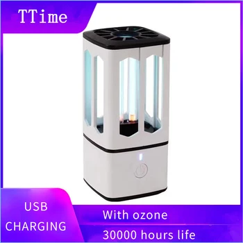 

Portable Ultraviolet Sterilization Lamp Intelligent UVC Sterilizer USB Chargeable Mobile Vehicle Home Mite Disinfection Lights