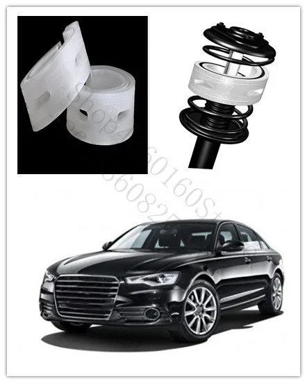 Для Audi A6 A6L A7 A8 A8L V6 амортизатор резиновая подушка демпфирующая резина, комплект из 2, передние и задние шины