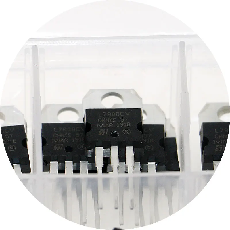50Pcs 10value LM317T L7805-L7824 Transistor Assortment Kit Voltage Regulator Box bjt transistor mosfet transistor transistors kit voltage regulator ic ic chipset