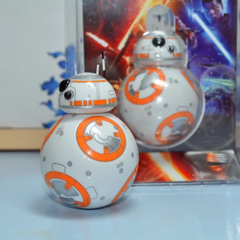 1PCS 8cm Robot Jedi warrior bb8 toy doll decoration tumbler car hand | Игрушки и хобби