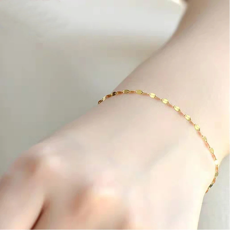 NYMPH Real 18k Solid Gold Bracelet Fine 