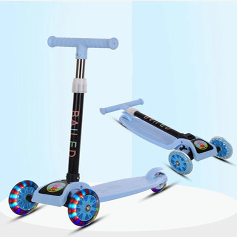 Скутер Вспышка складной электрический скутер для детей