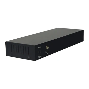 

Black Aluminum 8 Port 10/100Mbps PoE Switch DC 48-57V 96W 802.3af 100Mbps-SW800G 1536 Bytes