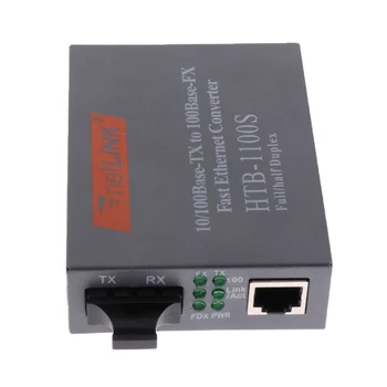 

HTB-1100s Fiber Optic Cable Converter SC to Cat.5e RJ45 Duplex Single Mode