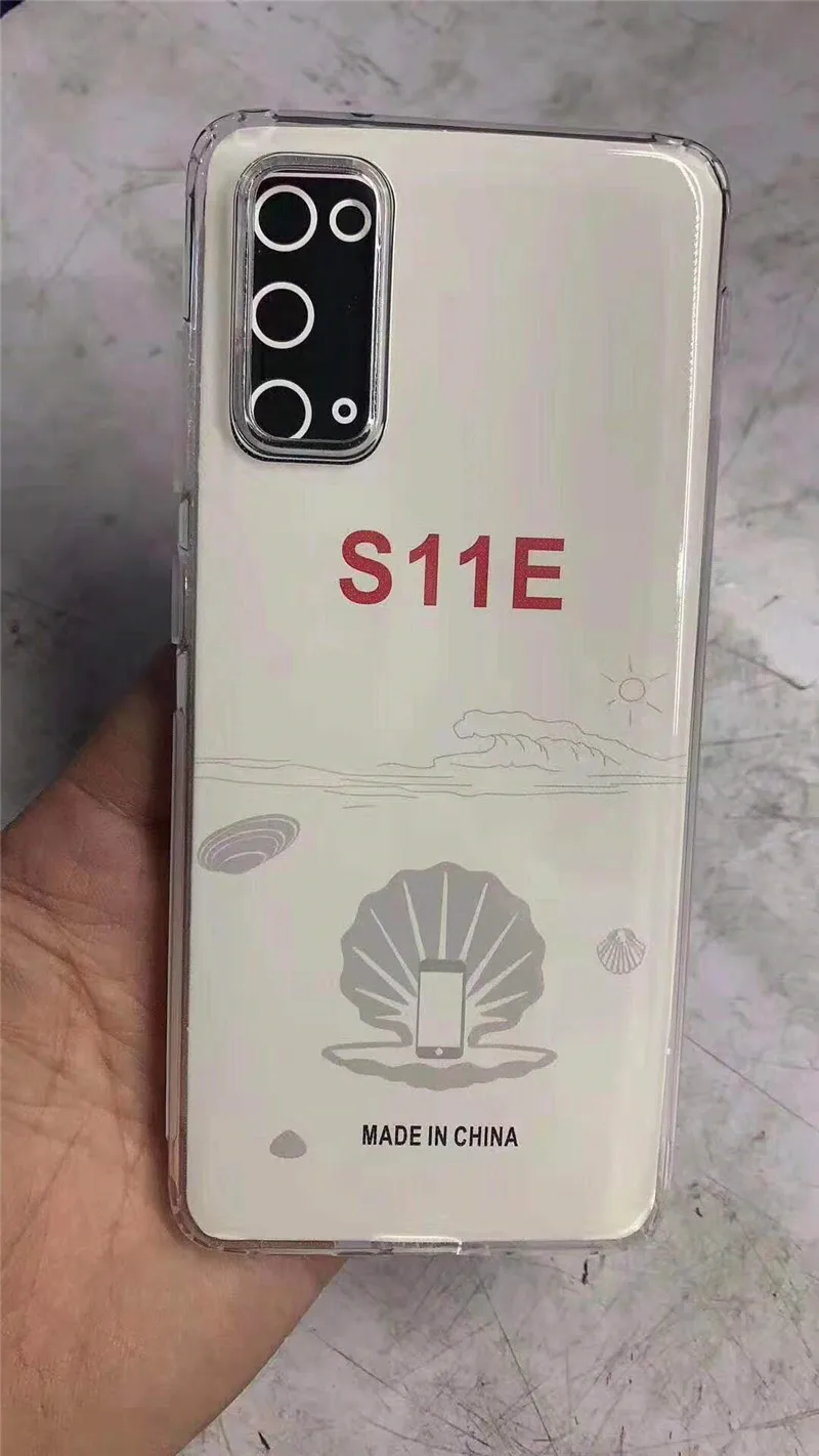 100 шт./лот, DHL чехол для samsung Galaxy S11 S11 Plus, силиконовый прозрачный мягкий ТПУ резиновый чехол для samsung S11E M40S 60S 80S