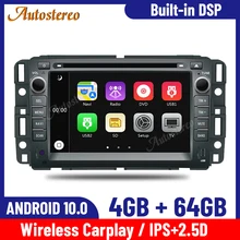 Voor Chevrolet Captiva 2006-2012 Android 10.0 64Gb Auto Gps Navigatie Auto Stereo Head Unit Radio Tape Recorder multimedia Speler
