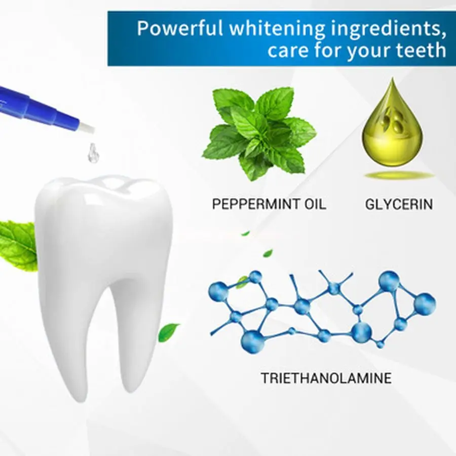Teeth Whitening Pen Remove Smoke Coffee Stain Dental Tools Oral Hygiene Teeth Cleaning Toothbrush Powder Dental 2