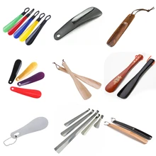 1 шт. рога для обуви профессиональный черный пластиковый рожок для обуви ложка Форма рожок для обуви подъемник для обуви гибкий прочный скольжения