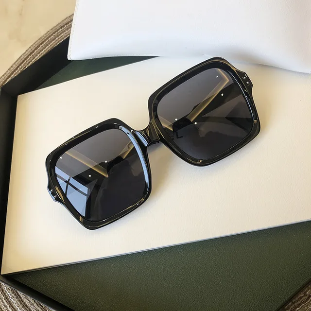 Vintage Oversize Square Sunglasses Gifts for women
