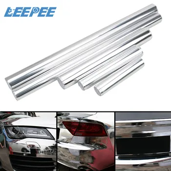 

Car Wrap Sticker High Stretchable Silver Chrome Mirror Vinyl Wrap Film Flexible Car Stickers Glossy Decals Sheet Car-styling