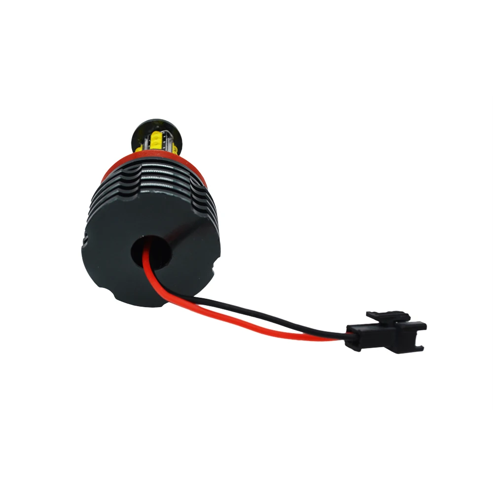 HIDLT 120W LED Canbus Error Free Angel Eyes White 6000K Auto Marker Halo Ring Headlight Lamp For E90 E92 E82 E60 E70 X5 E71 X6 (4)