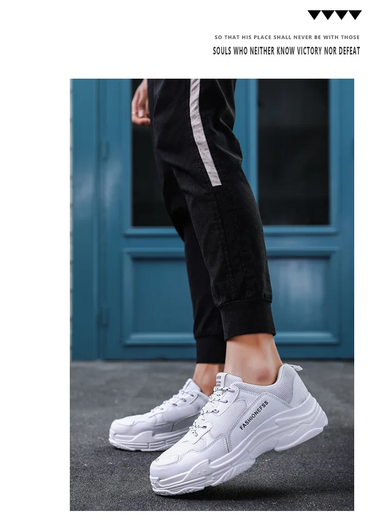 Мужская обувь Мужские дышащие Сникеры Повседневная высококачественная черная белая Осенняя мужская обувь на платформе с сеткой брендовая Дизайнерская обувь Size38-45