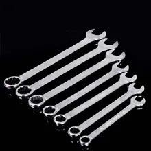 Jeu de clés à cliquet en acier au Chrome Vanadium de 6 à 32mm, ensemble de clés à cliquet et d'outils manuels clés