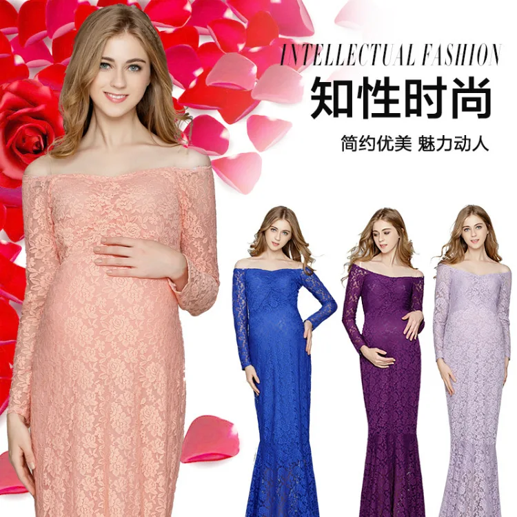 

Large Size Dress New Style INS Lace Fishtail Dress