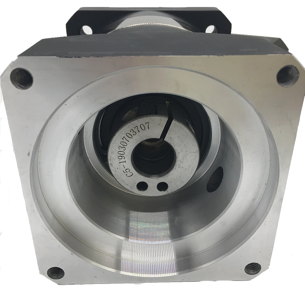 Planetary Reducer High Precision 50:1 NEMA32 80mm Planetary Reducer Speed Ratio 50 Gearbox Reducer 6000rpm for 750W Servo Motor CNC