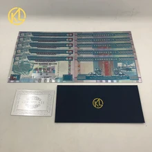 10-100 pçs/lote BAMKNOTE CINCO CENTENAS de MILHÕES de DÓLARES de HONG KONG SLIVER COLORIDO PARA O PRESENTE AGRADÁVEL