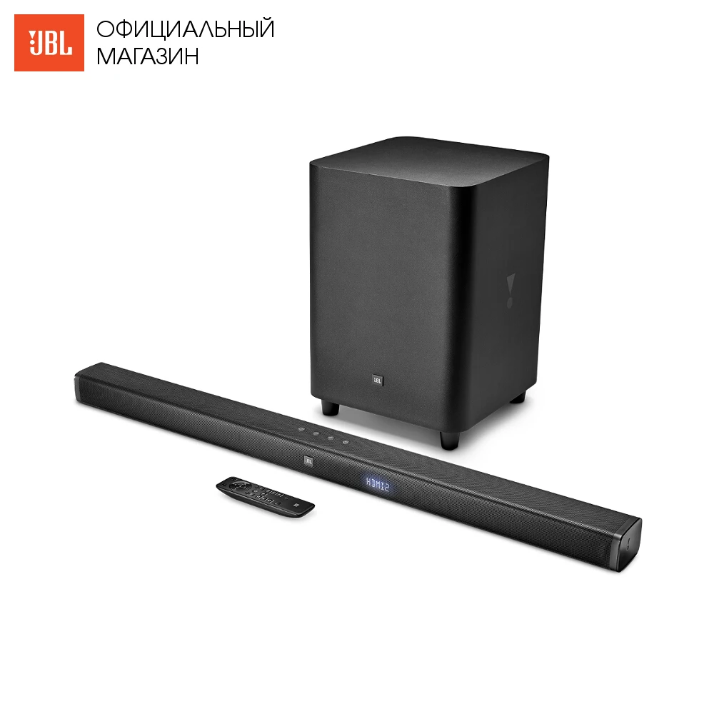 Саундбар JBL Bar 3.1 - канальная звуковая панель с беспроводным сабвуфером |