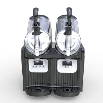 

LEIBIN 2 tank Slush machine 2L Ice Slusher 900W Snow melting machine Smoothies Commercial Smoothie maker