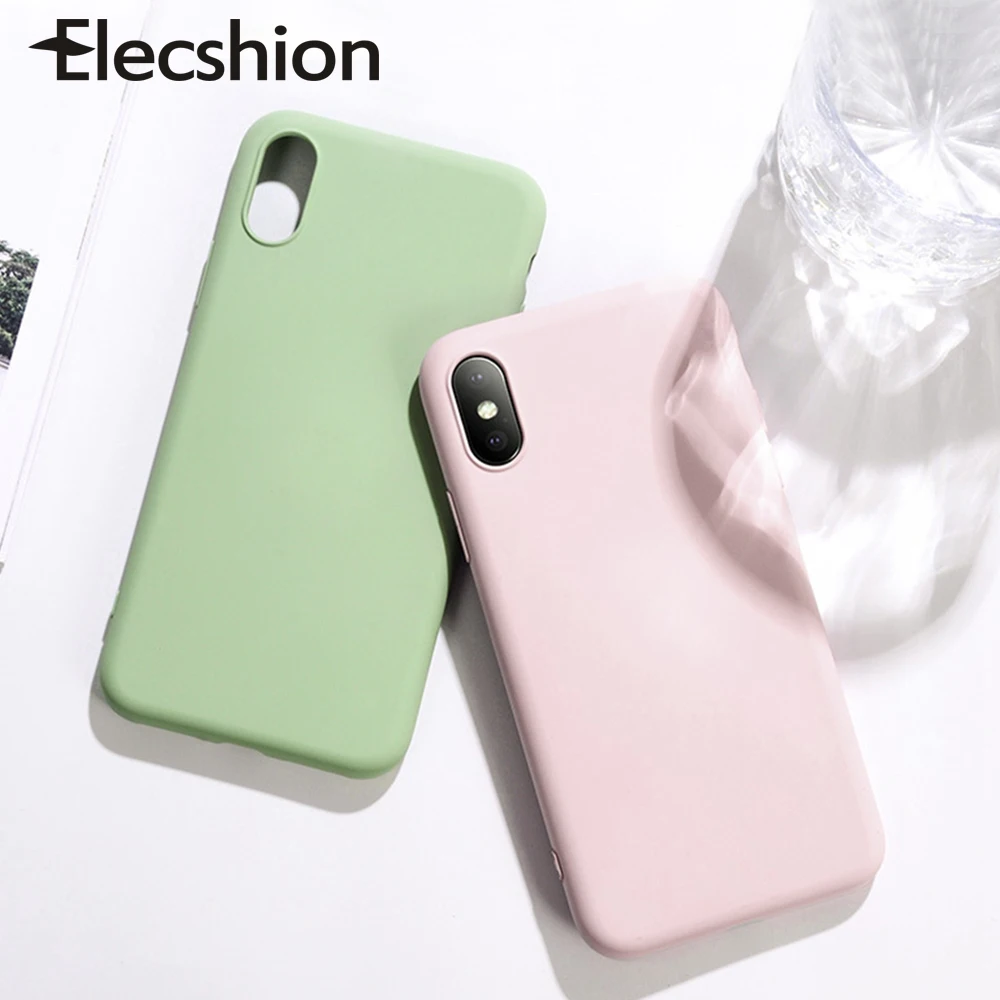 

Candy Color Mobile Phone Case For Samsung Galaxy S10 Plus Matte Cute Cover For Samsung S10e Note 10 Pro Soft Silicone Coque