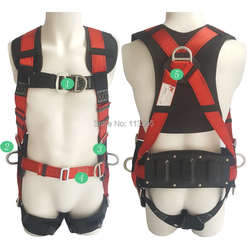 segurança do corpo completo para o anel da energia eólica cinco d