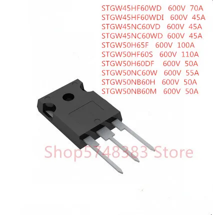 STGW45HF60WD STGW45HF60WDI STGW45NC60VD STGW45NC60WD STGW50H65F STGW50H60DF STGW50NC60W STGW50NB60H STGW50NB60M STGW50HF60S | Электроника